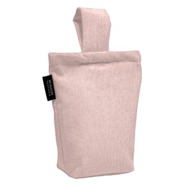 McAlister Textiles Lazio Unfilled Door Stop Bag, Blush Pink, 8 x 7 Inches