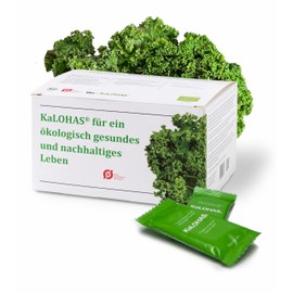 KaLOHaS+ Pure Superfood Organic Kale Powder - No Additives, Freeze Dried, High Content of Protein, Calcium, Vitamin C & K - Antioxidant Rich, 9 Essential Amino Acids, 25 x 2 g Sachets