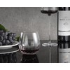 SHOSHIN Hand Cut Stemless Wine Glasses Lead-free Crystal Drinking Glass