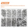 240 Pieces #6-32 Phillips Pan Head Machine Screws Nuts Washers