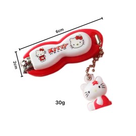 Kitty Cute Claw Nail Clippers - Sturdy Clipper Cutters, Party Bag Gift Fillers, Favors Prizes for Girls Boys (red)
