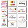 100 Happy Birthday Cards Bulk, Large 5x7 Inch Assorted, with