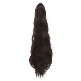 TefuRe M056WV50BLK Hair Extensions One-Touch Hair Extensions Ponytail Extensions Clip Vance Black