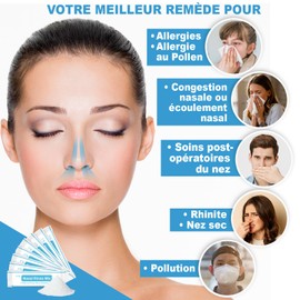 Nasal Salt - Adult Nasal Rinse - Bag of 2.7g Salt for Nasal Rinse - 60 Bags - Ideal for Nasal Rinse for Adults and Children