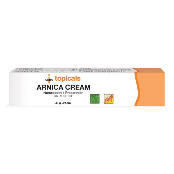 UNDA Arnica Cream | Homeopathic Remedy to Help Temporarily Relieve Symptoms Associated with Minor Sprains and Bruises | 1.4 Ounces