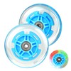 DBREAKS Ruote Luminose LED, 2Pcs Ruote di ricambio per scooter,