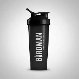 Vaso Shaker Para Proteína Con Capacidad De 600ml Birdman Color Negro                                                                                  