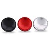 Acouto Soft Shutter Release Buttons 3pcs Universal Aluminium Alloy Camera Shutter Release Buttons with Concave Surface Fit for Fuji for Canon for Nikon Red+Black+Silver