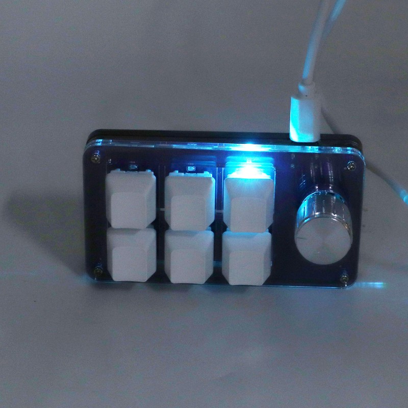 Shortcut One Handed Mechanical Keyboard Multifunction Mini 6 Key Gaming