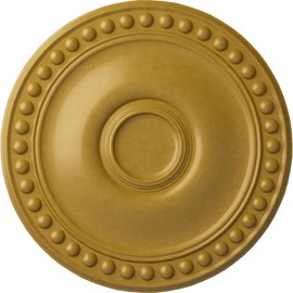 Ekena Millwork CM19FOIGS Foster Ceiling Medallion, Iridescent Gold