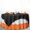 TableLinensforLess Polyester Rectangle Tablecloth, 60 Inch by 144 Inch, (Black)