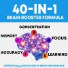 Suplemento De Memoria Cerebral, Nootrópicos De Fuerza 3x Sin Sabor