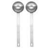 sourcing map 2pcs Single Measuring Spoon 4tsp (1-1/3tbsp, 20ml) Teaspoon/Tablespoon