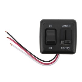12 Volt DC Dimmer Switch, Black Toggle Dimmer Switch 9V DC To 16V DC for Trucks