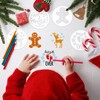 25 Pcs Christmas Stencils for Crafts Reusable 4 Inch Small