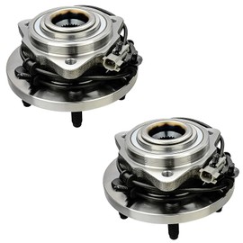 PEYU 513234 Pair Front Wheel Hub and Bearing Assembly for Jeep Commander 2006-2010, for Jeep Grand Cherokee 2005-2010 (4WD RWD) 5 Lug w/ABS