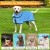 Dog Bathrobe Super Absorbent Dog Towels Large Quick Drying Robes
