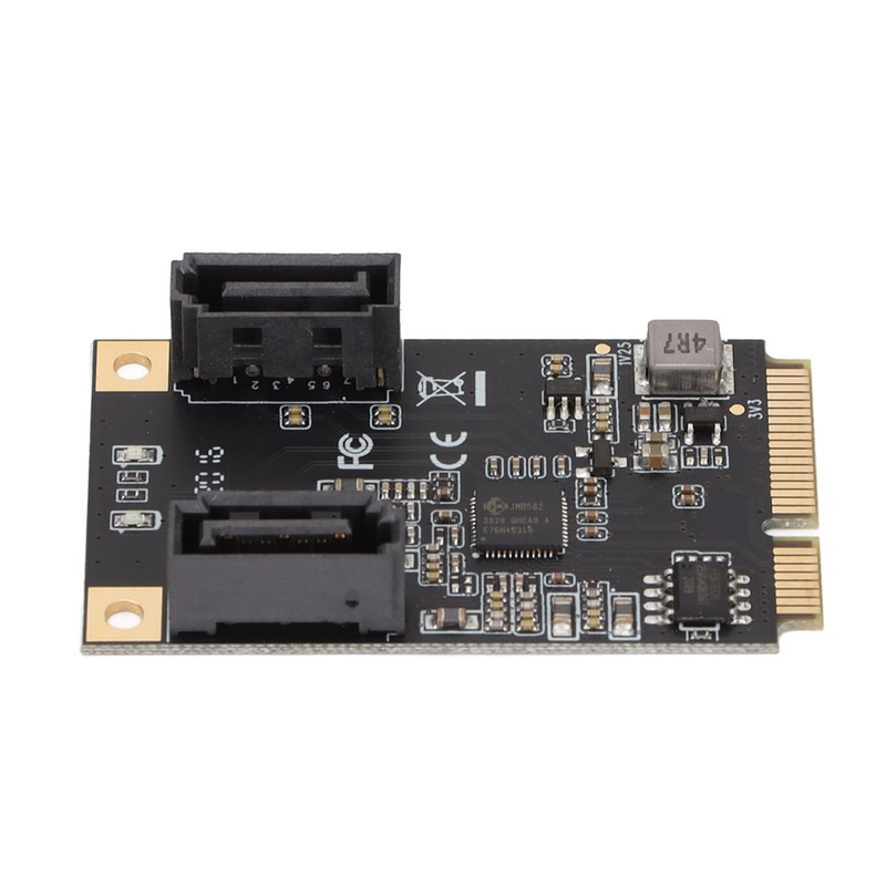 Mini PCi E to 2 Port SATA Expansion Card 6Gbps