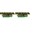 GFG CT70 K3 Style "Trail 190" frame Decals Green, Graphics