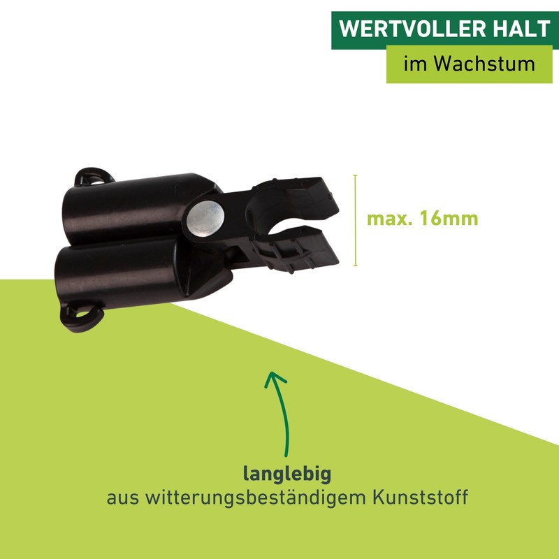 Windhager Plant Rod Connector, Trellis Hinge, Rod Holder for Plant
