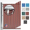 Fence Source Double-Double Bottom Locking Privacy Fence Slat (9 Colors)
