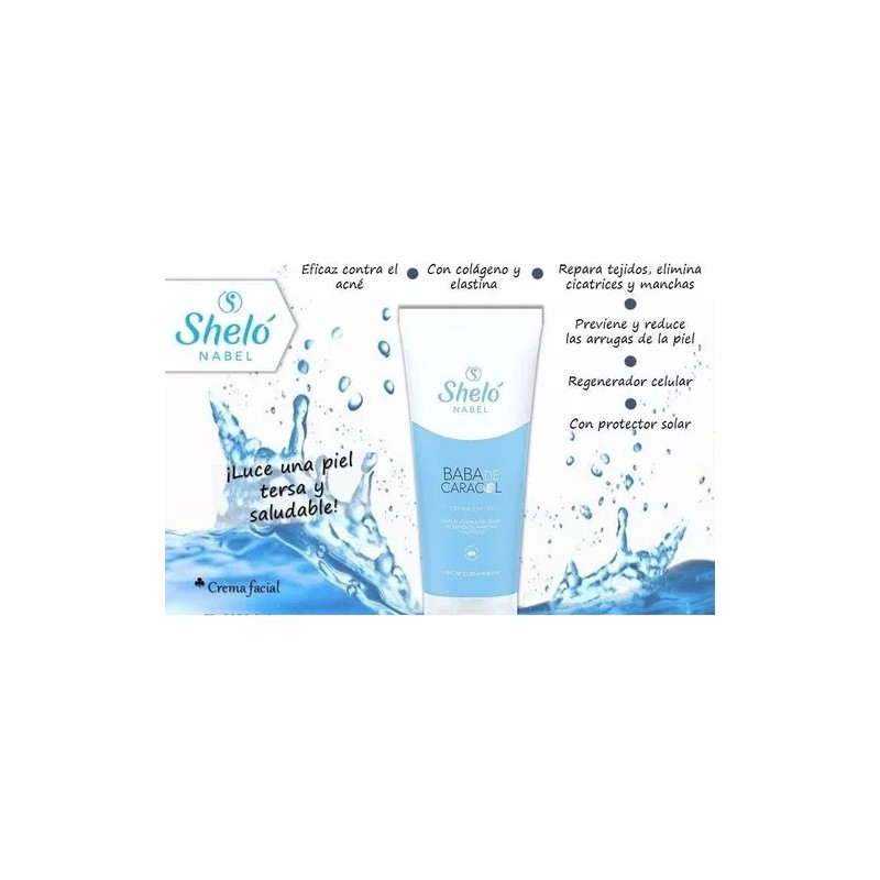 Sheló Nabel Crema Baba De Caracol Facial Sheló Nabel