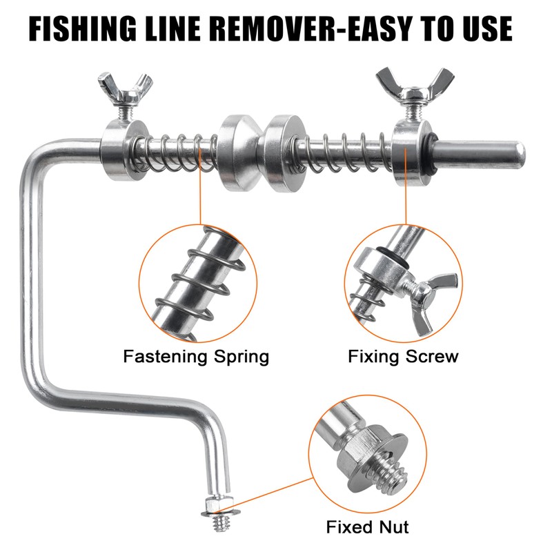 Fishing Line Spooler System, Portable Fishing Line Winder Adjustable Spinning