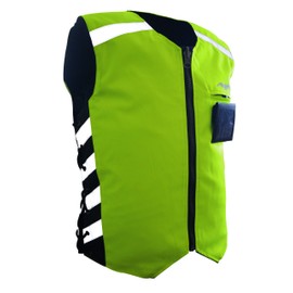 Missing Link Military Duty Reversible Safety Vest (Black/HiViz Green, XXX-Large)