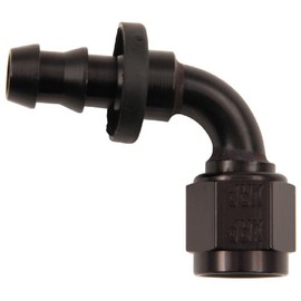 XRP 239004BB Black Size-4 '90 Degree' Push-On Hose End