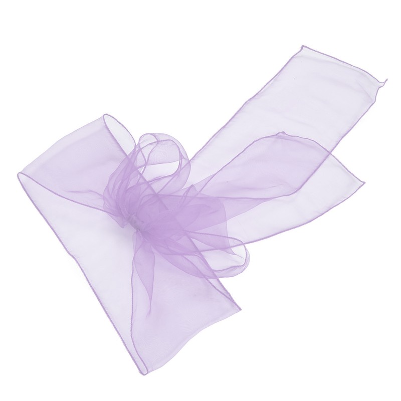 10Pcs Organza Banquet Chair Sash Exquisite Chair Bows Sashes for