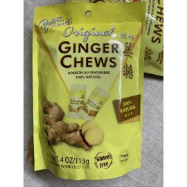 Prince of Peace 100% Natural Ginger Chews/ Poca Ginger Peanut Chew - Original