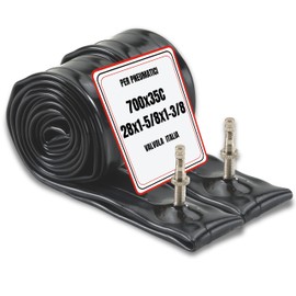 Bottari Set of 2 Bicycle Inner Tubes 700 x 35C (28x1-5/8x1-3/8) – 28 Inch – Valve Italy 40 mm – Compatible Men's Bike, City Bike and Trekking – High Resistance