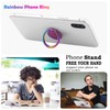 lenoup Rainbow Cell Phone Ring Stand Holder,Purple Multicolor Ring Grip