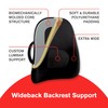 ObusForme Wideback Backrest Support - Wide Padded Seat Cushion and