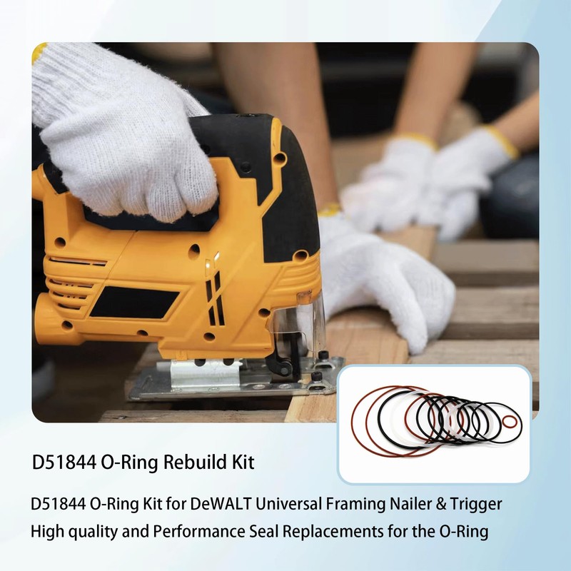 D51844 O-Ring Maintenance Rebuild Kits for DeWALT Universal Framing Nailer,