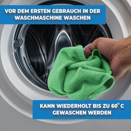 limpando 10 x Microfibre Cloths - 40 x 40 cm All-Purpose Cloths/Cleaning Cloths for Household & Kitchen, Dishcloths, Cleaning Cloths & Cleaning Cloths