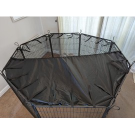 Speedwellstar Large COVER for 8 Side (65 cm each side) Sun Shade Pet Pen Play Dog Cage Crate (Large Cover)