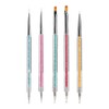 Conjunto de 5 piezas de cepillo de arte de uñas,