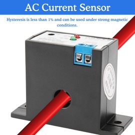 Jadeshay Current Meter Switch AC240V 0.2-30A Adjustable AC Current Detection Switch Current Sensor Switch Current Detection Alarm Module SZC23-NO-AL-CH Normally Open Current Meter Switch
