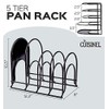 Cuisinel Heavy Duty Pots and Pans Organizer Rack - 12.2"-Inch