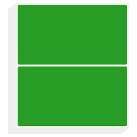 PATIKIL Color Coding Labels 3 x 2 Inch, 50 Pcs Rectangular Colored Labels Sticker Moving Stickers Tags for Inventory Packing Box, Green
