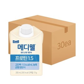 Mediwell (엠디웰)메디웰 프로틴 1.5 200ml 30팩 (1박스) (MDwell) Mediwel Protein 1.5 200ml 30 Packs (1 Box)