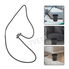 [Set of 4] Adjustable Elastic Band for Trash Cans, Household Garbage Bag Fixing Ring, Strong Bungee Cord, Easy Installation, Anti-Slip Design, Trash Can Band, Extendable, 360° Adjustable, Increased