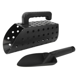 Sand Scoop Shovel Set for Kids Adults Sand Sifter Metal Detecting Accessories Digging Tool for Beach Shelling Treasure Hunting