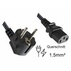 DINIC Power Cable, Power Cable with 1.5 mm², CEE 7/7