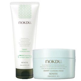 Senite Mung Bean Smart Cleansing Foam Cleansing Cream Set of 2 types in 1 set / 세니떼 녹두 스마트 클렌징 폼 클렌징 크림 세트 2종 1세트