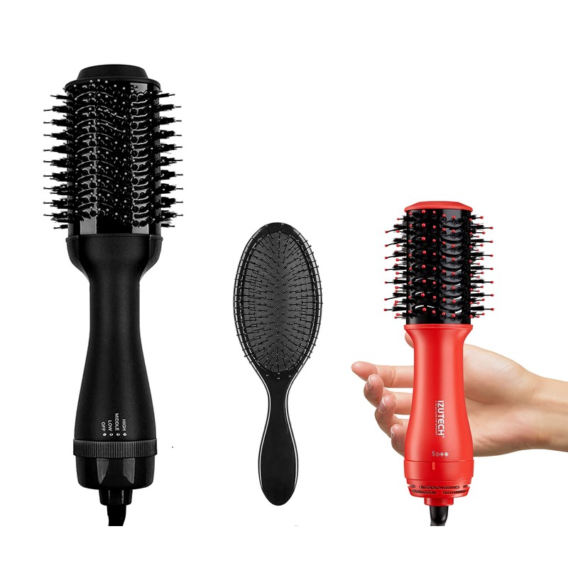 Toro Portable 2-in-1 Hair Dryer with Volumizing Brush (Iris Purple)