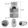 CO2 Cylinder Adapter for SodaStream TR21-4 Male Thread to G1/2