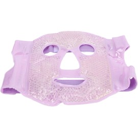 Sonew Mascarilla Facial de Gel, Compresa Reutilizable de Gel Beads con Correa Ajustable para Compresas Frías y Calientes, para Alivio de Cabeza, Cuello, Hombros y Rostro