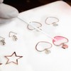 PATIKIL 20pcs Open Bezels, Pentagram Resin Bezels Pendants Star Open